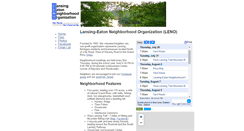 Desktop Screenshot of lansingeaton.org